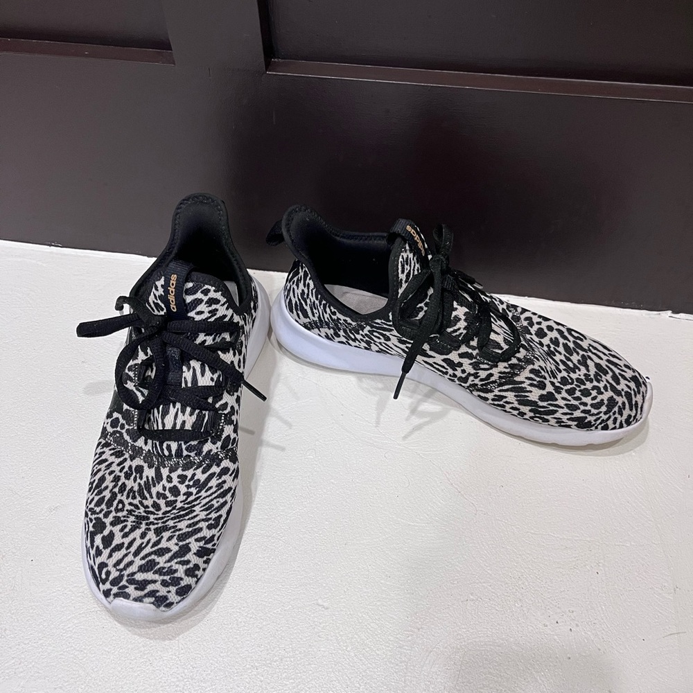 Leopard Print Adidas Athletic Shoes